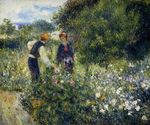 Picking flowers 1875